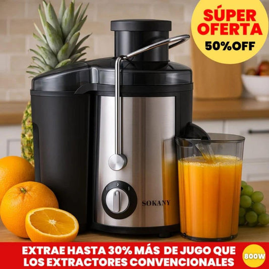 PowerJuicer Pro 800W | Extractor 3 en 1