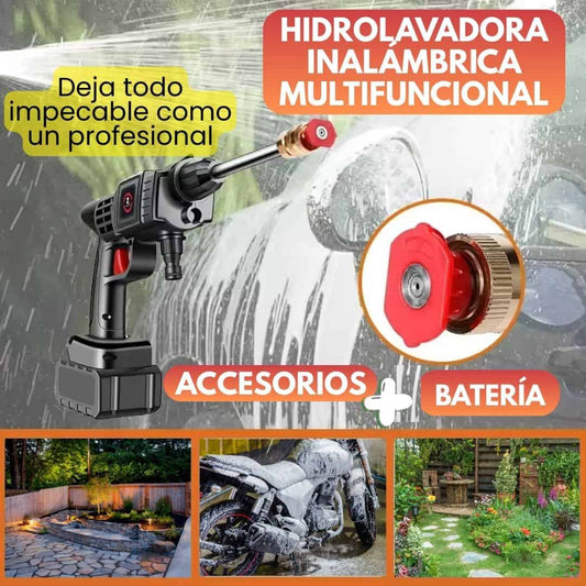 Hidrolavadora Inalámbrica + batería | Envío Gratis