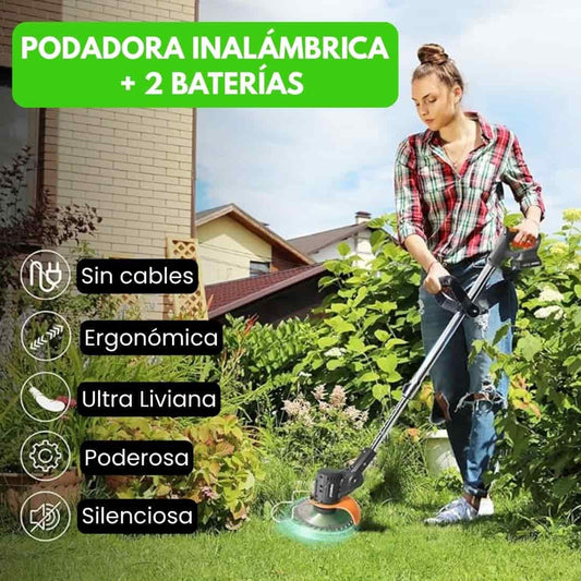 Podadora Inalámbrica + 2 baterías | Envío Gratis