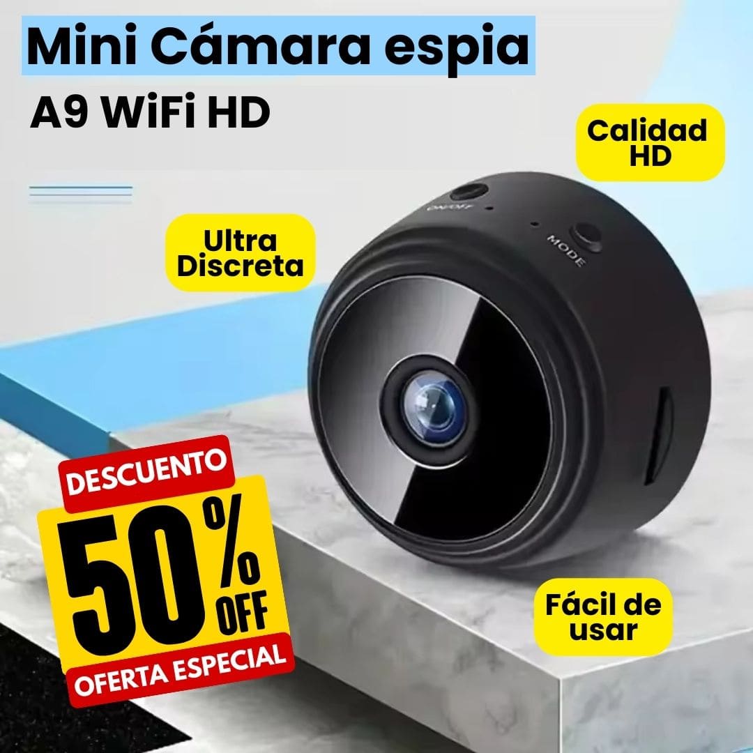 Mini Cámara Espía A9 WiFi HD | Envío Gratis