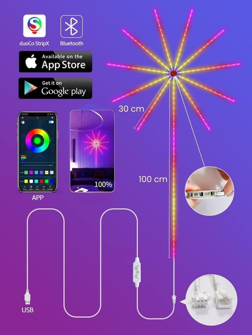 Luces Led de Fuegos Artificiales | Envío Gratis